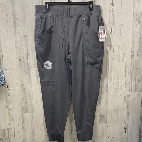 0822 ClimateRight Charcoal Joggers by Cuddl Duds - Picture 1 of 9